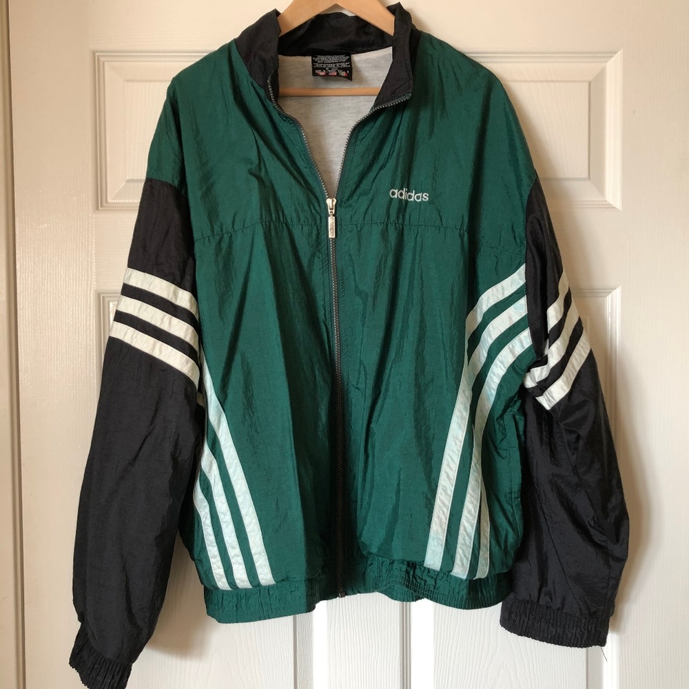 Adidas Vintage Men's Windbreaker Jacket